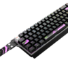 teclado gamer magnético havit kb922l pro | rgb | formato 65%