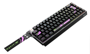 teclado gamer magnético havit kb922l pro | rgb | formato 65%